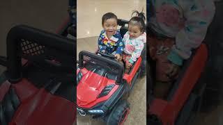 Twins Arrel dan Ara lagi naik mobil #shortvideo #short #fypシ゚viral #fyp