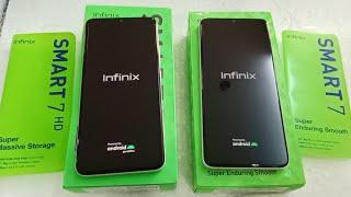 infinix Smart 7 HD vs infinix Smart 7 : speed test (7GB RAM vs 4GB RAM)