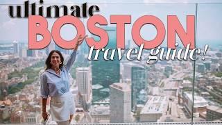 Boston Travel Vlog: The BEST Things to do in Bean Town!