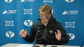 Harrison Taggert | BYU Football | Postgame | Kansas State | September 17, 2024