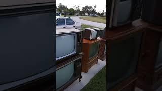 Part of the vintage tv collection