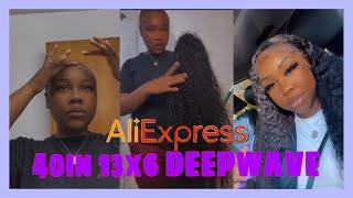 Aliexpress 40in 13x6 DEEPWAVE WIG INSTALL