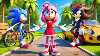 Rich SHADOW Vs Poor SONIC?! Who Will Be Amy's Choice??| Sad Story | Sonic The Hedgehog 3 Animation