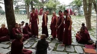 Tibetan class in Dalai Lama Temple, Mcleod Ganj Himachal Pradesh