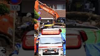 愛媛県松山市、松山城の北側の土砂が幅50m、高さ100m程に渡り暴落し住宅一軒が飲み込まれ3人が亡くなった現場はアクセスジャーナル山岡編集長の実家のそば。