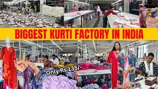 Kurti Factory in Surat | BIGGEST KURTI MANUFACTURER | Ethnic Wear | Cash On Delivery | Kurti @Rs.135