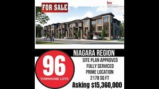 96 TOWNHOMES NIAGARA REGION| JAMIE ISHERWOOD| ISHERWOOD DEVELOPMENTS