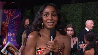 Ayo Edebiri Emmy Awards 2024 Red Carpet Interview - Emmy Awards