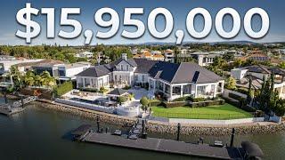 Inside this Gold Coast Waterfront Mansion in a Luxury Gated Community | Sanctuary Cove, QLD