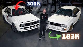 Das Audi Vermächtnis: Sportquattro vs. Urquattro