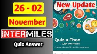 26 november Intermiles App Quiz Answers | today Intermiles Quiz answers | intermiles