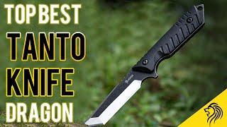 NedFoss Tanto Knife - Exceptionally Tough Full Tang Blade - Best EDC & Survival