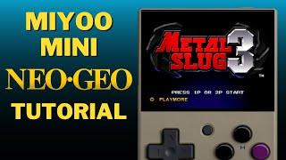 NEO GEO on the Miyoo Mini | UniBios, MVS, AES, Cheats | Full Setup guide and tutorial!