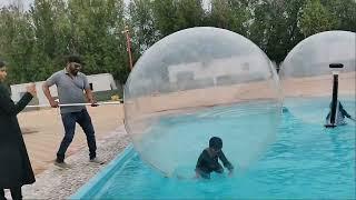 Giant water ball Swimming pool play ,Jubail Saudi Arabia - Yalu