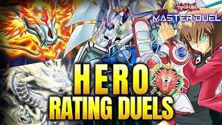  HEROES Take Down Tenpai in Rating Duels!  | Yu-Gi-Oh! Master Duel