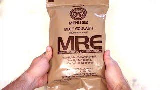 MRE Review | Menu No. 22 | Beef Goulash