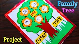 Family Tree / Family Tree School Project / How To Make Family Tree / Family Tree Project Ideas Easy