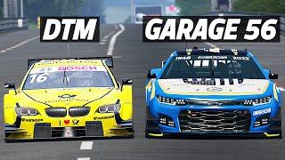 Can A DTM Car Beat The NASCAR GARAGE 56?