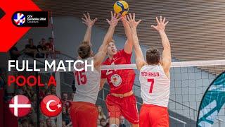 Full Match | Denmark vs. Türkiye - CEV EuroVolley 2026 | Qualification Phase M | Pool A