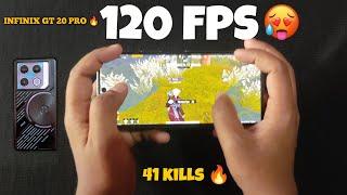 TES PUBG INFINIX GT 20 PRO  |120 FPS| LIVIK 41 KILLS IN 2 MATCHES #pubgmobile