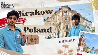 Poland, Krakow Travel Vlog | Exploring Eastern Europe | Walking Hindi tour | The NotSoGood Channel