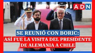 Se reunió con Boric: así fue la visita del presidente de Alemania a Chile