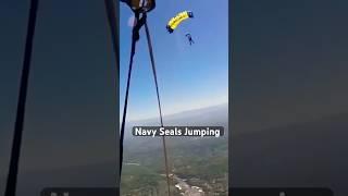 Navy Seal Jumping! Original Vid: @TheStoryPros #jump #airborne #navy #navyseals