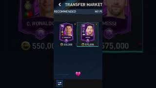 Messi  Ronaldo  #fifamobile #shorts