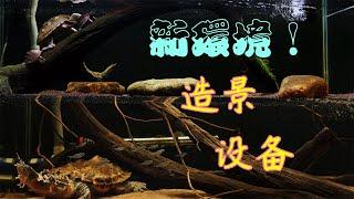 【養龜VLOG】我給瑪塔龜和剃刀龜造了個景｜魚缸過濾｜設備｜4K SLOG2｜matamata turtle tank｜musk turtle tank