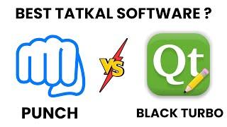 Punch vs Black Turbo - BTS | Best Tatkal Software Battle for Today 2 PNR booking Hard Route