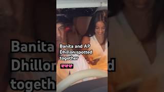 AP Dhillon and girlfriend Banita outside Japanese restaurant | #apdhillon #banitasandhu #withyou #ap