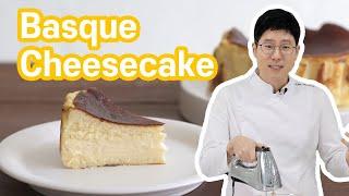 Best Gooey Basque cheesecake | Burnt cheesecake at its best