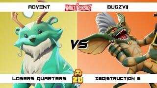 ZEDISTRUCTION 6 Losers Quarters Advent (Reindog) vs Bugzvii (Stripe) MultiVersus Tournament