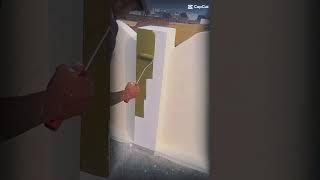 Baidar brush Work house painters services, green paint, #housepainters #painting