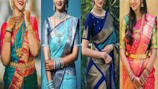 Trendy & Stylish Soft Silk Saree Collection | Different Types of Silk Saree | Wedding Saree Designs