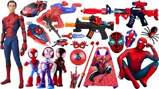 Spider-man Pop Toy series Unbox, Marvel Hero toy set, Spider-Man action doll, Marvel Pop toy gun