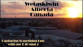 Epic dirt fight aerial  footage from Wetaskiwin, Alberta, Canada 5-22-2022. DJI Mavic Mini 2 Drone