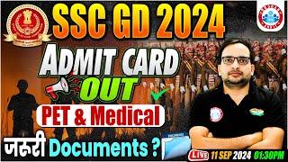 SSC GD Physical Admit Card 2024 | SSC GD PET/PST & Medical Admit Card, Documents, By Ankit Bhati Sir