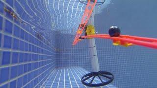 Marble Run in the Swimming Pool