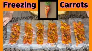 From FARM to TABLE..FREEZING FRESH ORGANIC CARROTS #freezing #preserving #carrots #organicgardening