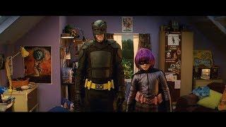 Kick-Ass - Hit-Girl and Big-Daddy visit Dave scene