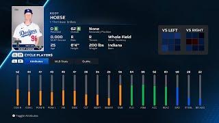 【MLB The Show 23 PlayerDate/メジャーリーグ選手能力】Dodgers2A 1 Kody Hoese ドジャース2A コディ・ホージー選手