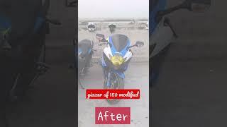 Top modified gixxer sf 150 into suzuki gsxr750 #shorts #gixxersf150