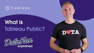 What is Tableau Public? | DataFam Explained