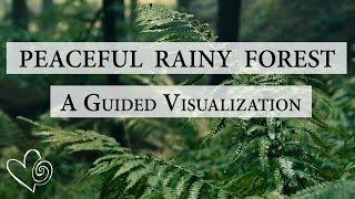 Rain in the Forest - Guided imagery meditation / visualization - for peace