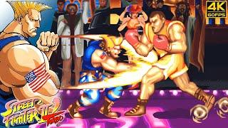 Street Fighter II Turbo: Hyper Fighting - Guile (Arcade / 1992) 4K 60FPS