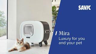 Savic Mira – Luxury cat toilet home for stylish interiors! | Cat litter trays