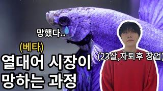 자퇴하고 수족관인수 2달차, 업계가 망하는 이유-코베수족관 방문기(지금하면 망해요)