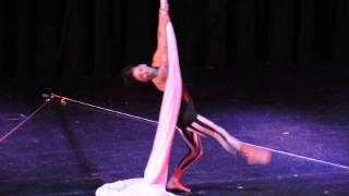 Equilbria Aerial Art Show 2014: Maia Adams on silks