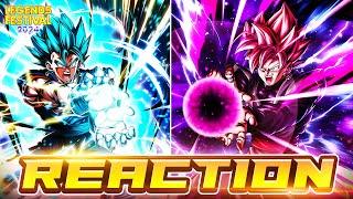 LEGENDS FEST 2024 BEGINS! REACTING TO THE NEW VB AND GOKU BLACK! | Dragon Ball Legends